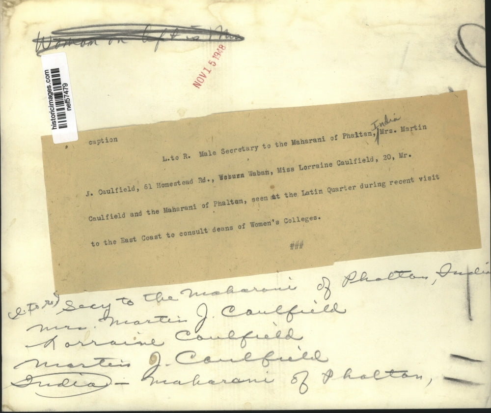 1948 Press Photo Visit to the East Coast to Consult Deans of Women's Colleges