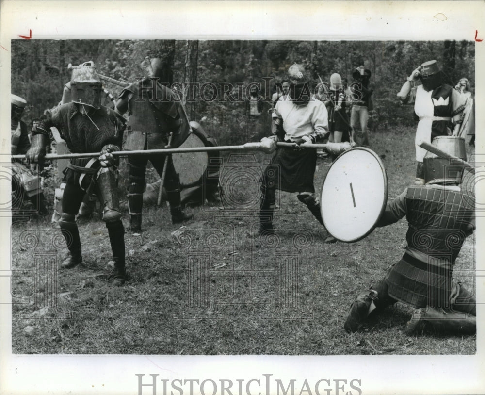 Press Photo Medieval Event at RFD Park, Warm Springs, Georgia - nef57640
