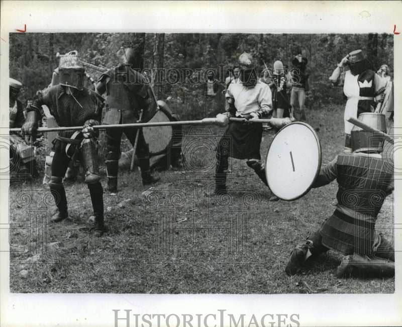 Load image into Gallery viewer, Press Photo Medieval Event at RFD Park, Warm Springs, Georgia - nef57640
