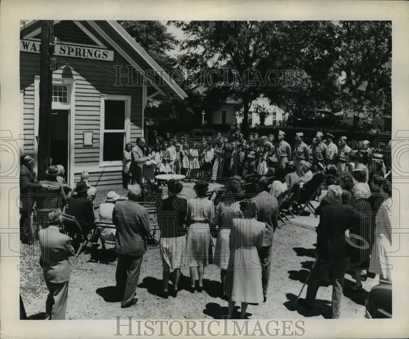Load image into Gallery viewer, 1946 Press Photo Memorial in Warm Springs, Georgia - nef57642
