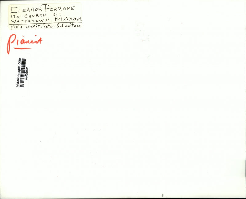 Load image into Gallery viewer, Press Photo Pianist Eleanor Perrone - nef58008
