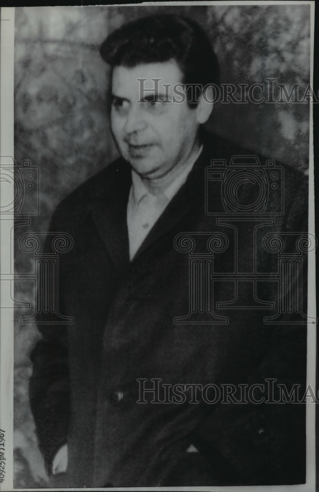 1967 Press Photo Mikis Theodorakis, Greek Composer - nef58246