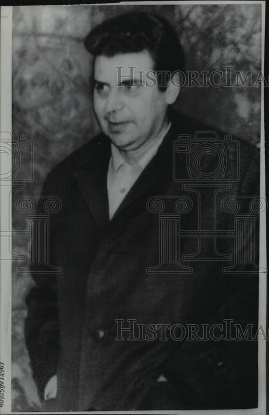 1967 Press Photo Mikis Theodorakis, Greek Composer - nef58246