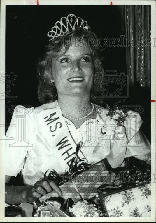 1981 Press Photo Madge Pentacost winner of Miss Wheelchair - nef58343