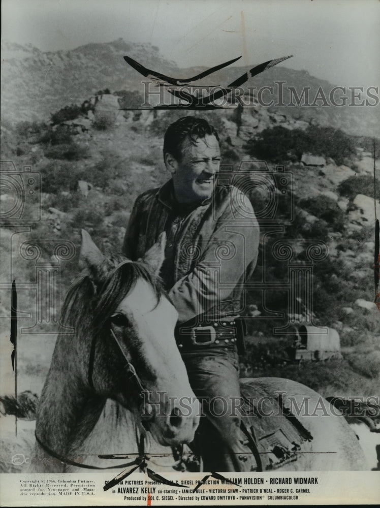 1966 Press Photo William Holden in "Alvarez Kelly" - nef58495