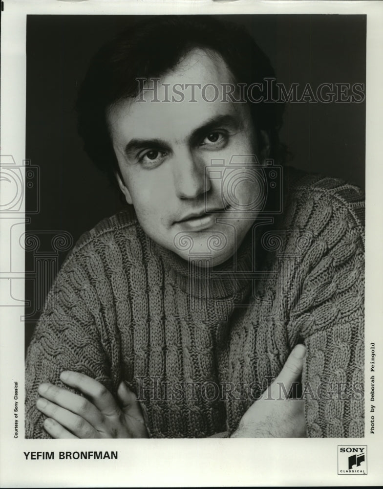 Press Photo Pianist Yefim Bronfman - nef58586