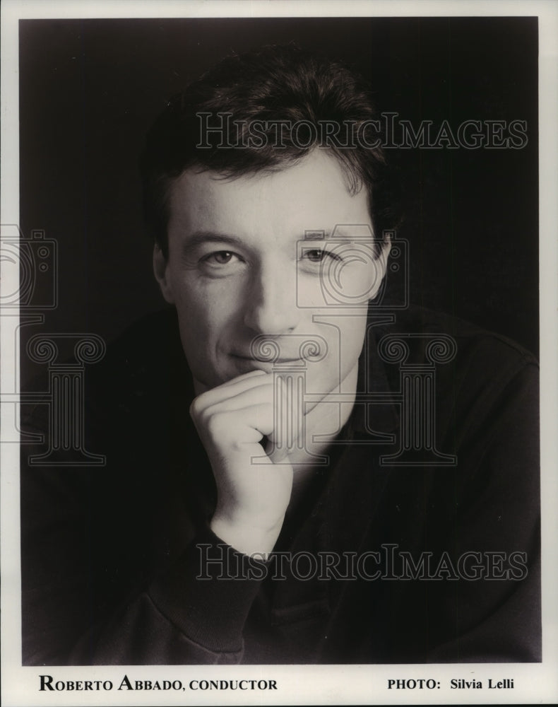 Load image into Gallery viewer, Press Photo Conductor Roberto Abbado - nef58596
