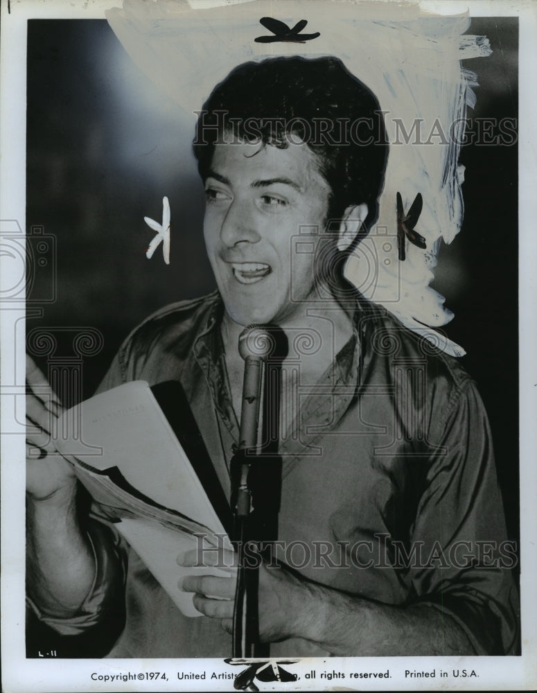 1974 Press Photo Dustin Hoffman stars in "Lenny" a Untied Artist release