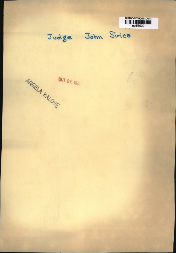 1973 Press Photo Judge John Sirica - nef58930