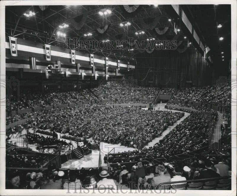 Load image into Gallery viewer, 1956 Press Photo 1956 Republican National Convention - nef59116
