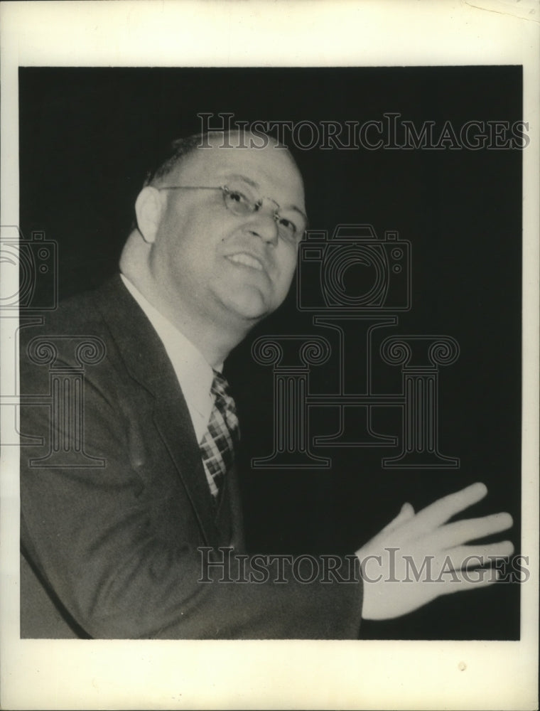1936 Press Photo Oswald D. Heck. Assemblyman attacked Gov. Herbert H.Lehman