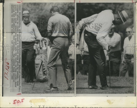 1968 Press Photo Tommy Bolt of Sarasota in Philadelphia Golf Classic Tournament