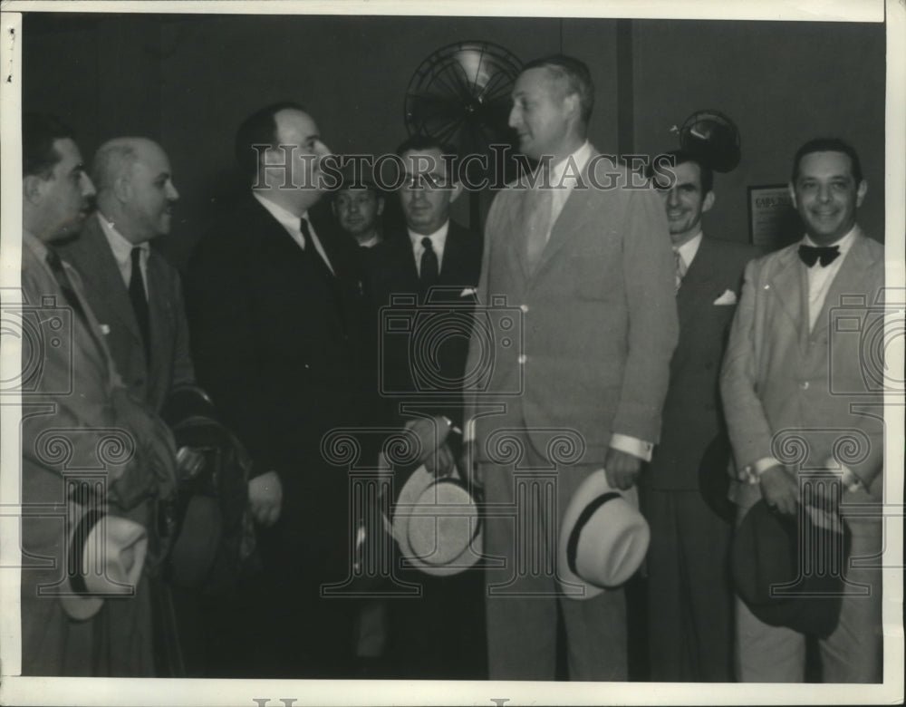 1937 Press Photo Arthur Souza de Costa, Brazilian Minister of Finance at Miami