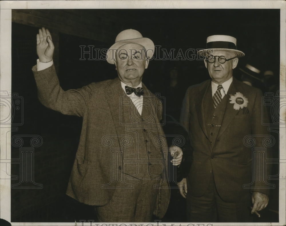 1936 Press Photo William Allen White of Emporia Gazette at GOP Convention