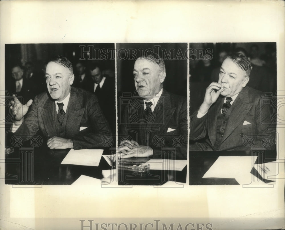1935 Press Photo Gen.Hugh S. Johnson, Volatile former Chief of the NRA