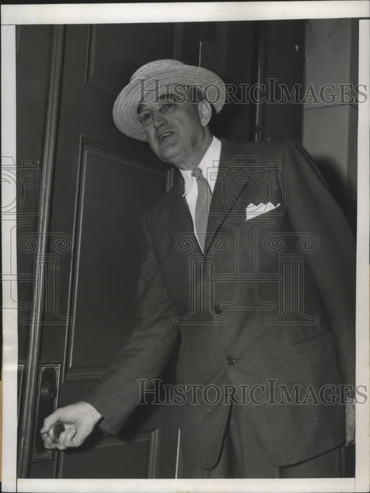 1947 Press Photo Sen.James M. Mead in May-Garsson Bribery Trial - nef60238