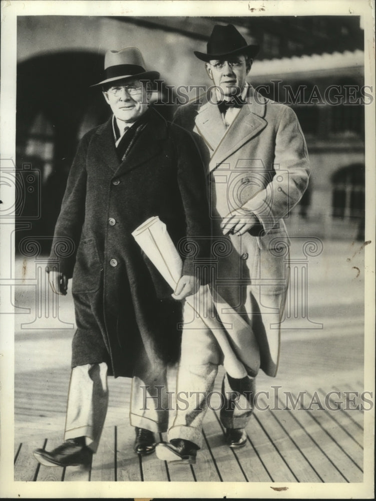 1939 Press Photo Governor Arthur James And Colonel Carl Estates- Historic Images