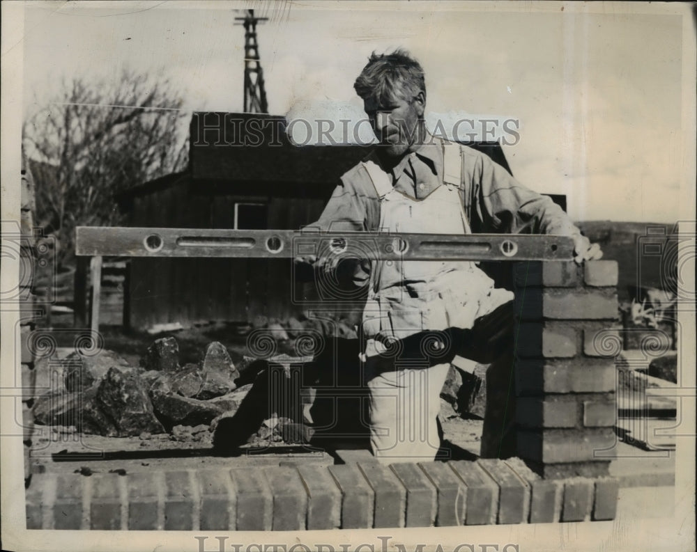 1939 Press Photo Angelo Ernest Missio Quarry Worker a Kin of Pope Pus XII