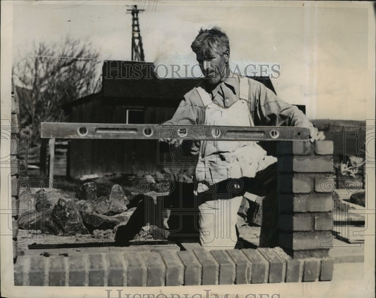 1939 Press Photo Angelo Ernest Missio Quarry Worker a Kin of Pope Pus XII