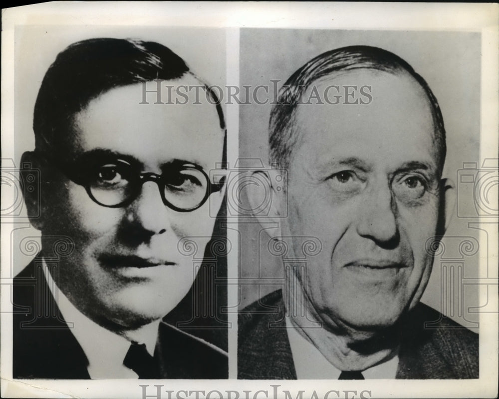 1944 Press Photo Roy McKittrick, Charles Ferguson Missouri Gubernatorial Race