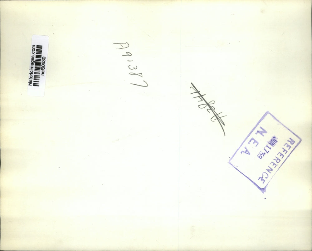 1959 Press Photo Kenneth Keating, Jacob Javits, Ogden Reid in Senate Committee