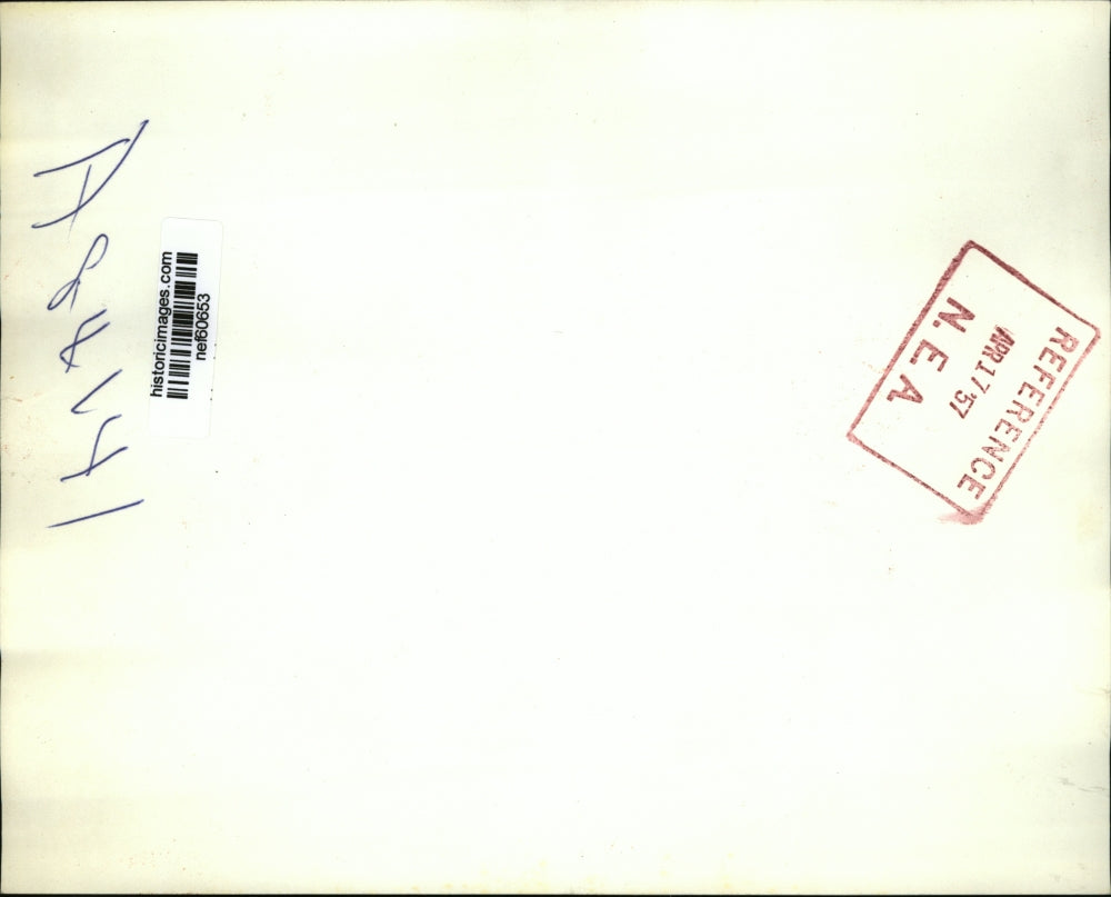 1957 Press Photo Arthur E.Summerfield , Postmaster General at news conference