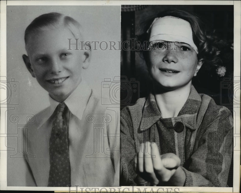 Load image into Gallery viewer, 1937 Press Photo Forest McMurray Fears He Killed Sister When Pistol Went Off
