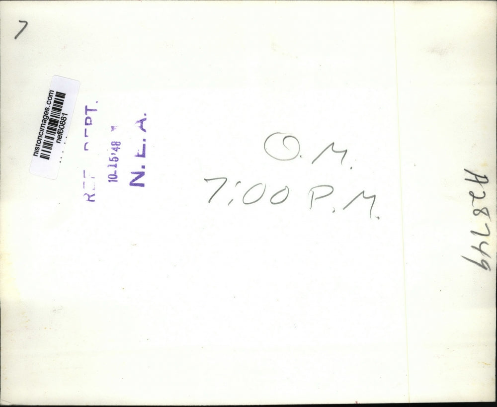 1948 Press Photo Senator Irving Ives welcomes Governor Earl Warren - nef60881