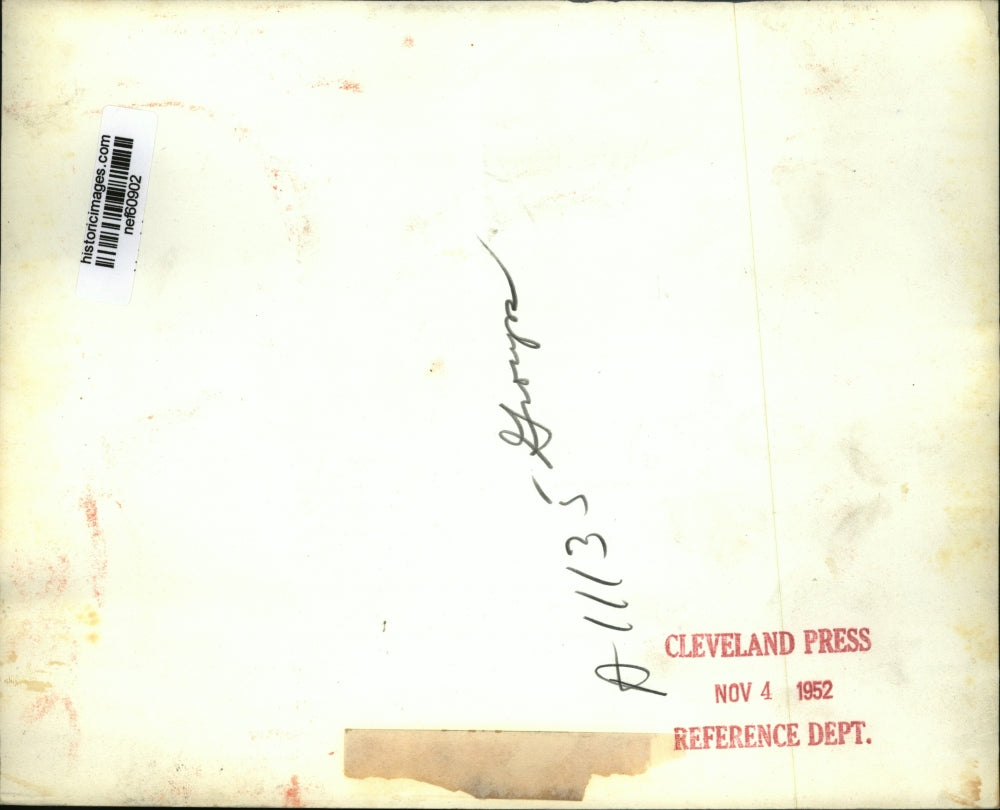 1952 Press Photo Gov. Adlai Stevenson with Sen. John Sparkam at Midway Airport