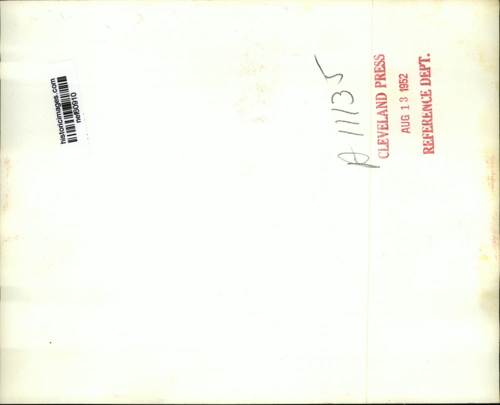 1952 Press Photo John Sparkman Greets Adlai Stevenson, National Airport, DC