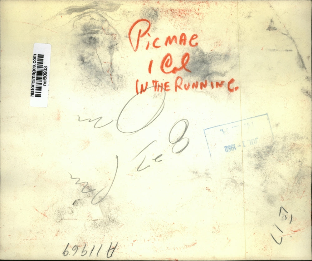 1952 Press Photo "Three top men in the Eisenhower organization" at a conference