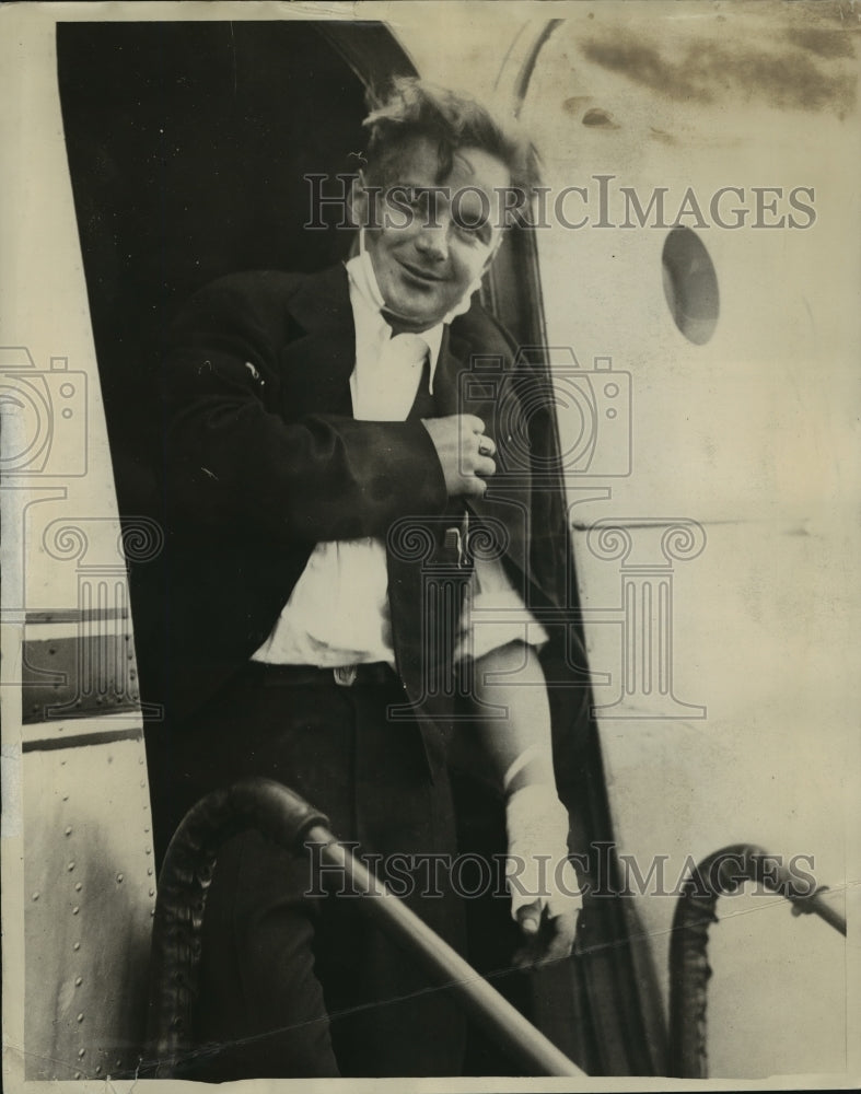 1936 Press Photo R.Altalo passenger on the ill-fated American Airline Planes- Historic Images