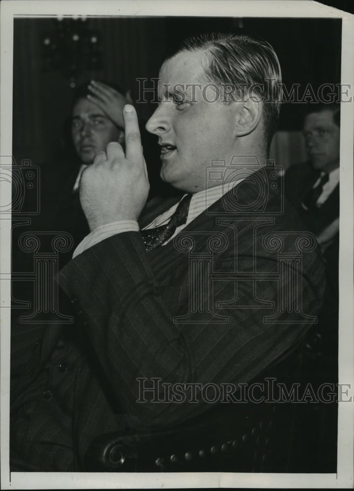 Load image into Gallery viewer, 1938 Press Photo Zygmund Dobrzynski of Detroit United Auto Workers Organization
