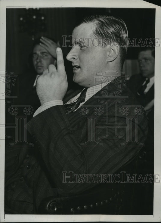 1938 Press Photo Zygmund Dobrzynski of Detroit United Auto Workers Organization