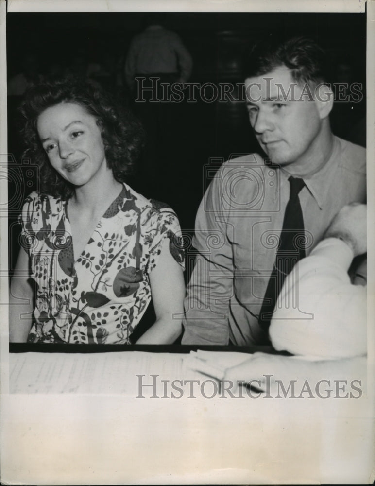 1948 Press Photo Ms Peggy Doyle Told Judge She Studied Ballet Dancing- Historic Images