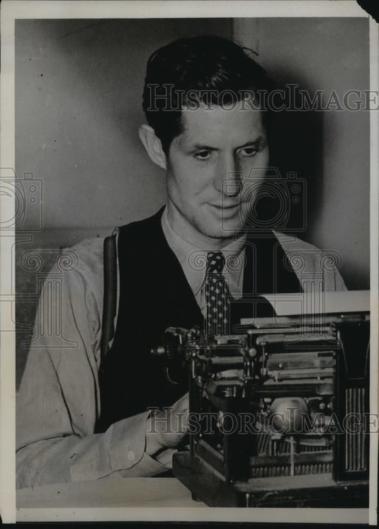 1938 Press Photo Mike Monroney Defeated T-Bone McDonald & 2 Other Candidates