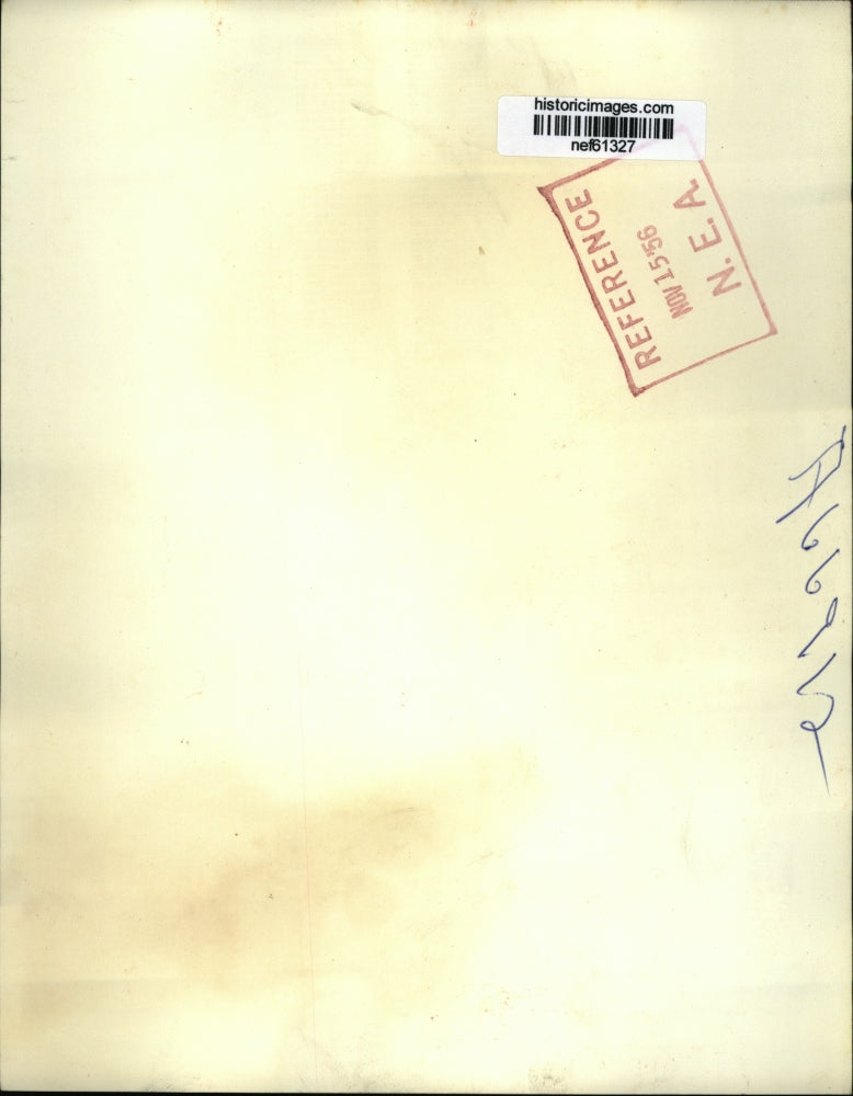 1956 Press Photo Omar Loufti of Egypt addresses at U.N Security Council