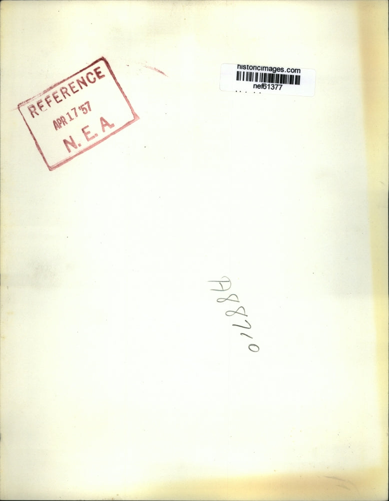 1957 Press Photo Meade Alcorn,Natl.Republican Chairman and Sen. Andrew Schoeppel