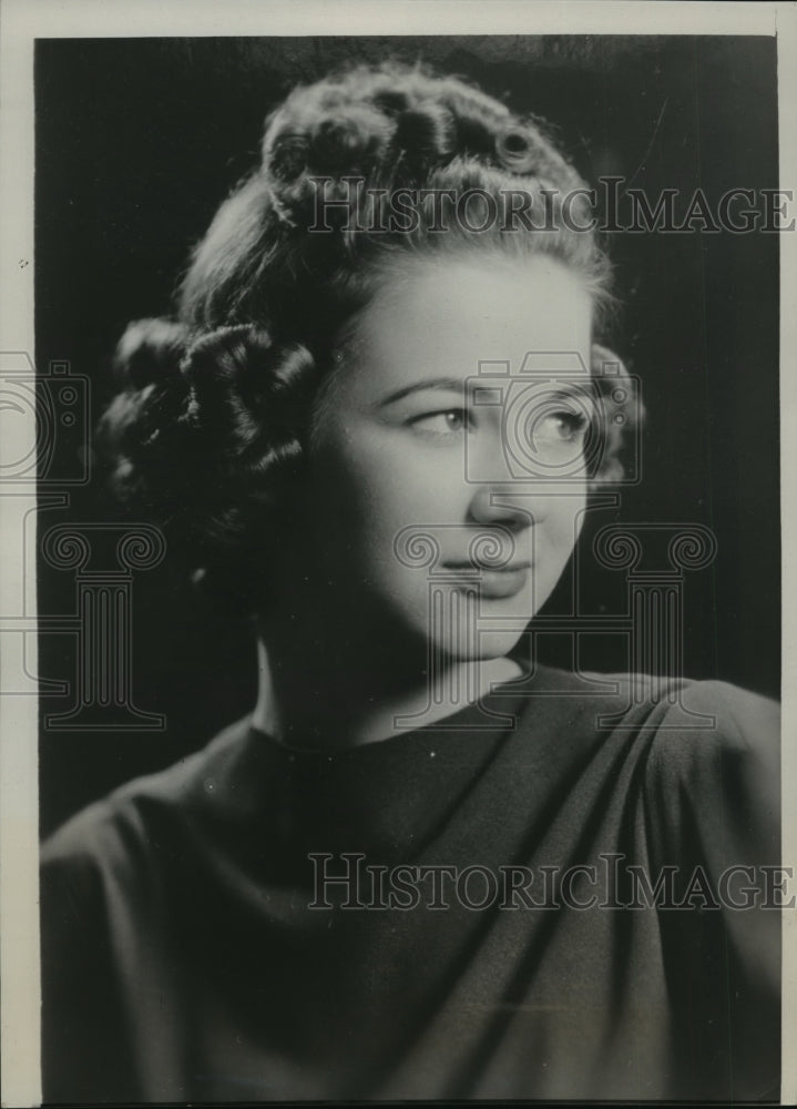 1939 Press Photo Betty Martin Selected Queen of  Kansas Relays at Univ of Kansas- Historic Images