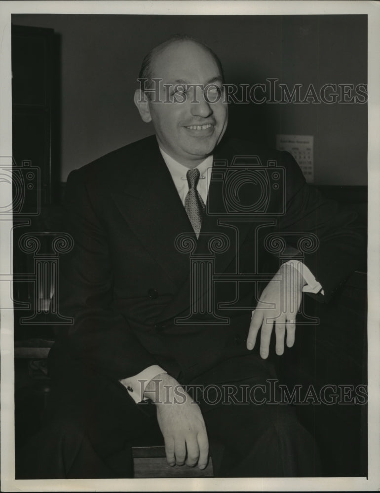 1941 Press Photo Joseph Moscowitz After Testifying in Federal Court.- Historic Images