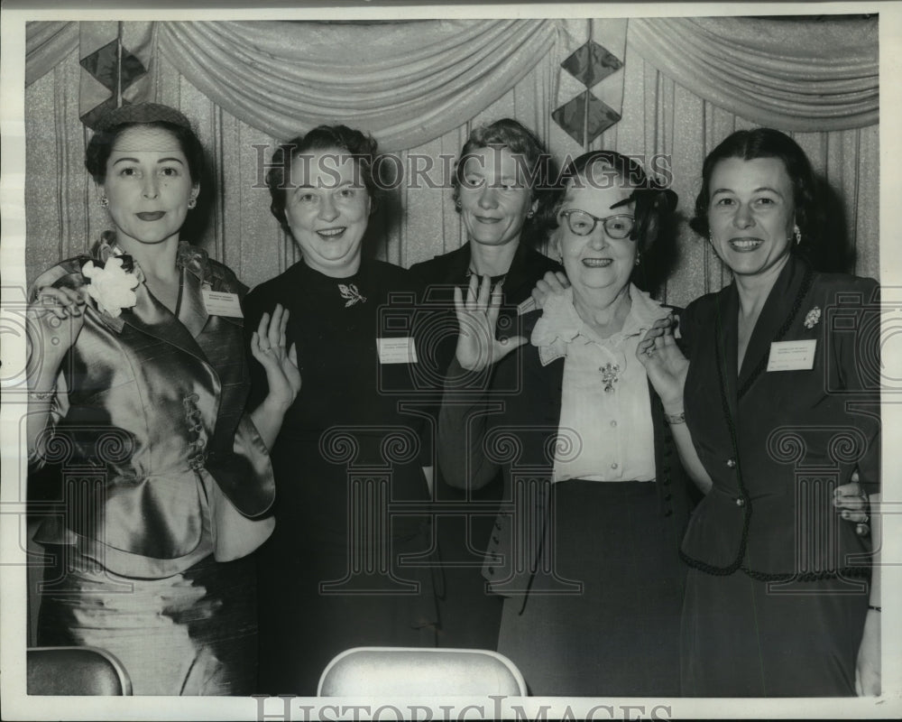 1953 Press Photo Republican Women's Meeting Members Chicago, Illinois
