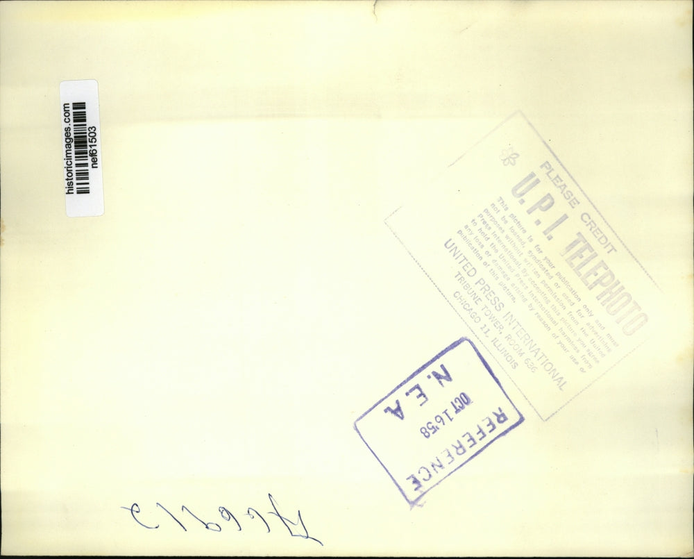 1958 Press Photo Selwyn Lloyd Addresses United Nations General Assembly