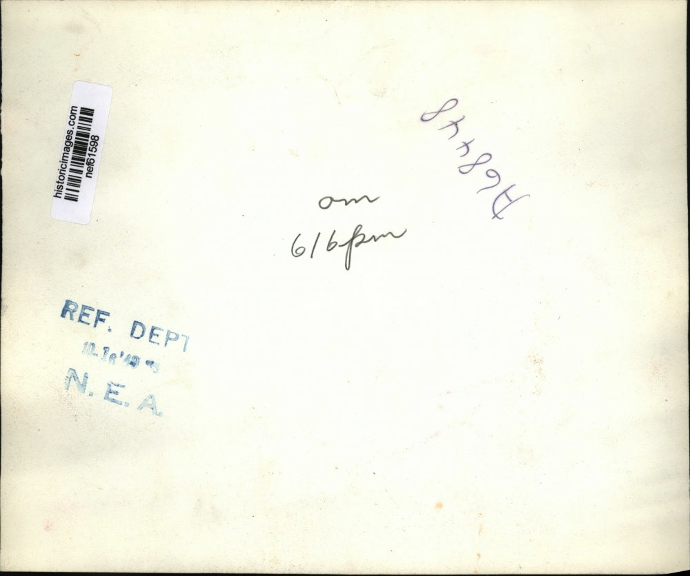 1940 Press Photo Brien McMahon, Bourke Hickenlooper in Atomic Energy Committee