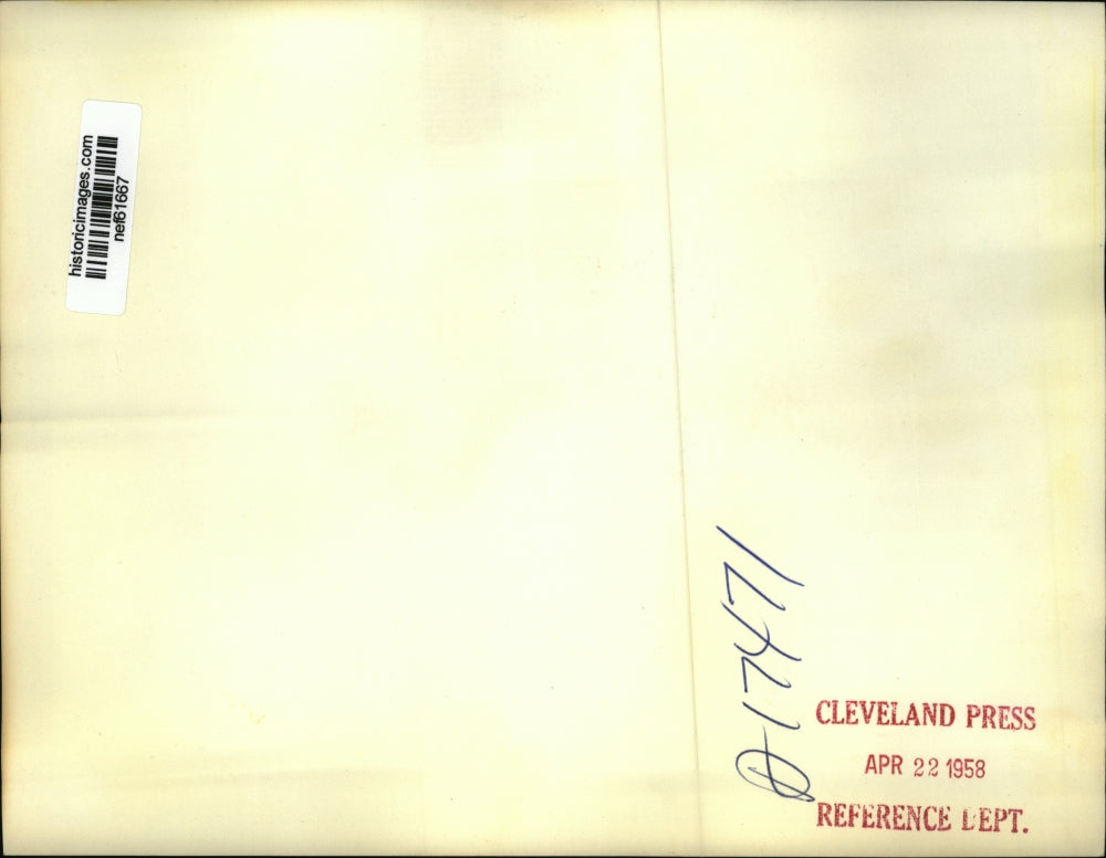 1958 Press Photo Neil McElroy Defense Secretary laugh with Carl Vinson