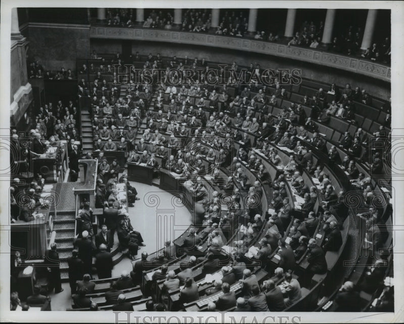 Load image into Gallery viewer, 1958 Press Photo French National Assembly in Paris - nef61744
