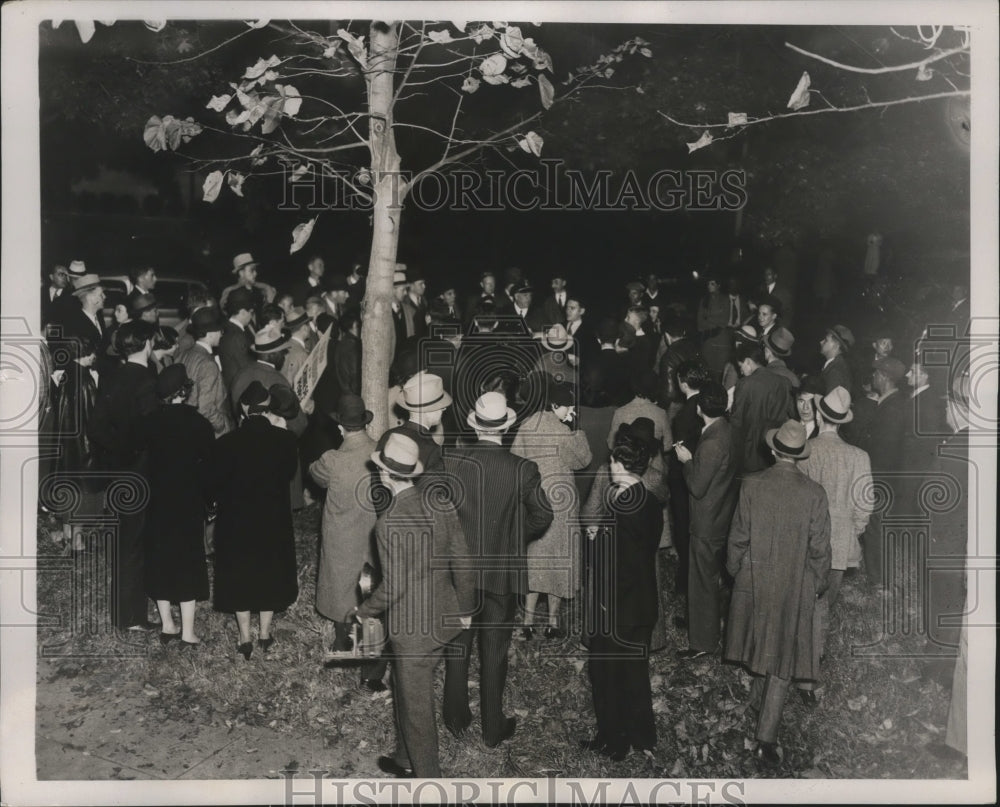 1937 Press Photo American League Against War/Fascism Japanese Embassy Protest- Historic Images