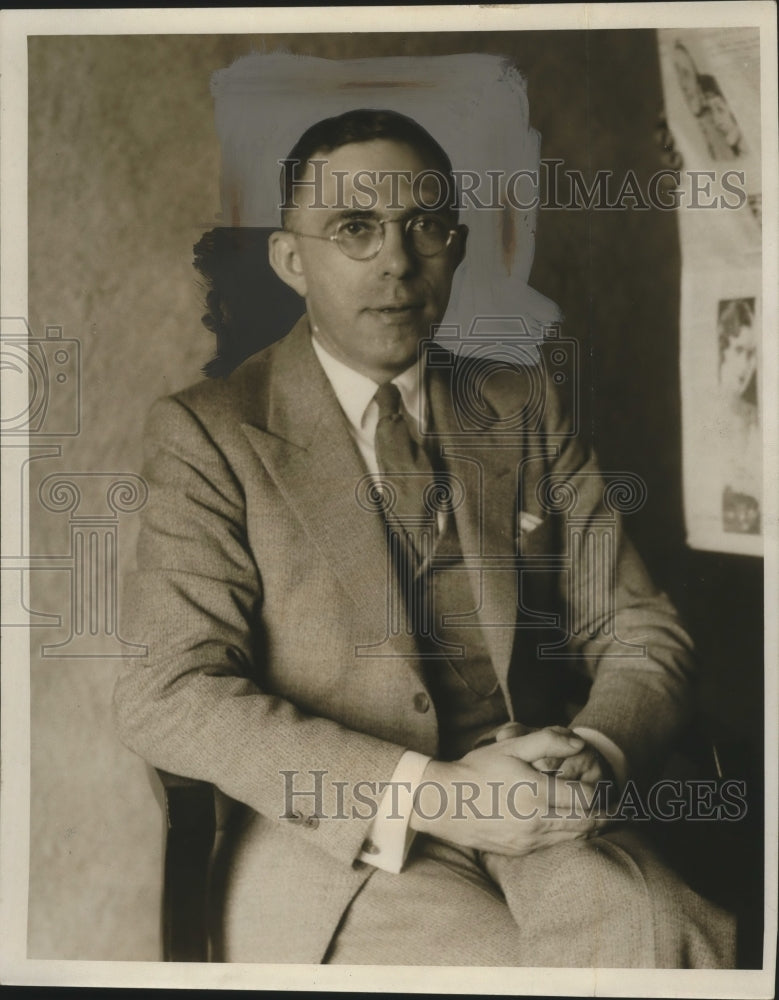 1932 Press Photo W.W. Sergeant - nef62883