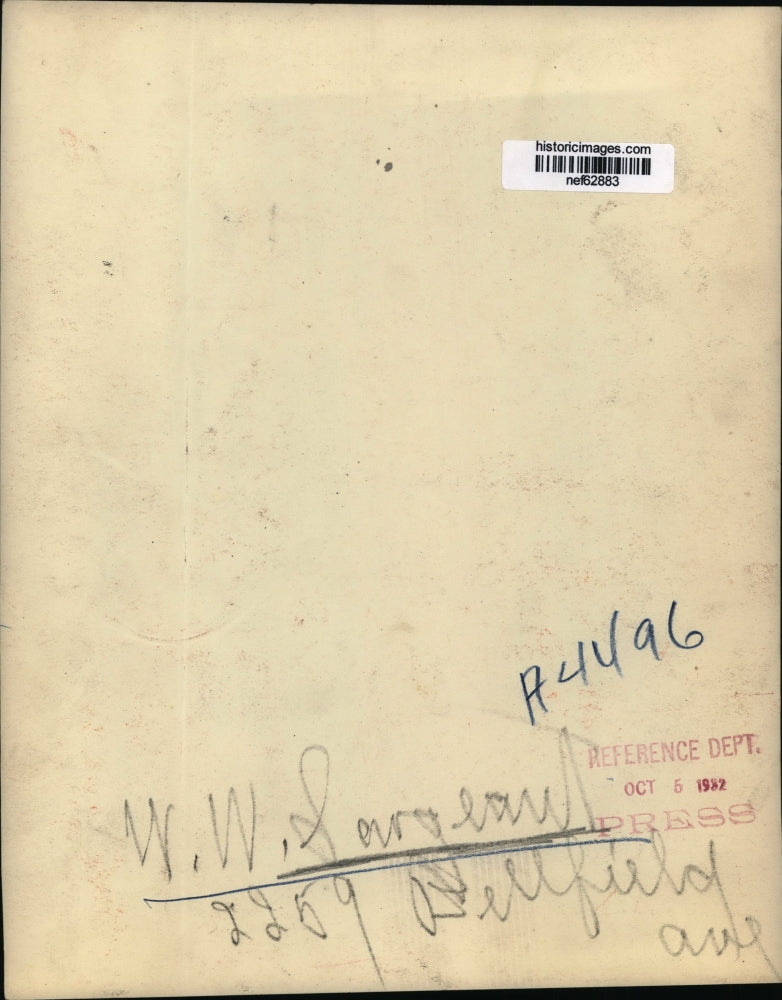 1932 Press Photo W.W. Sergeant - nef62883