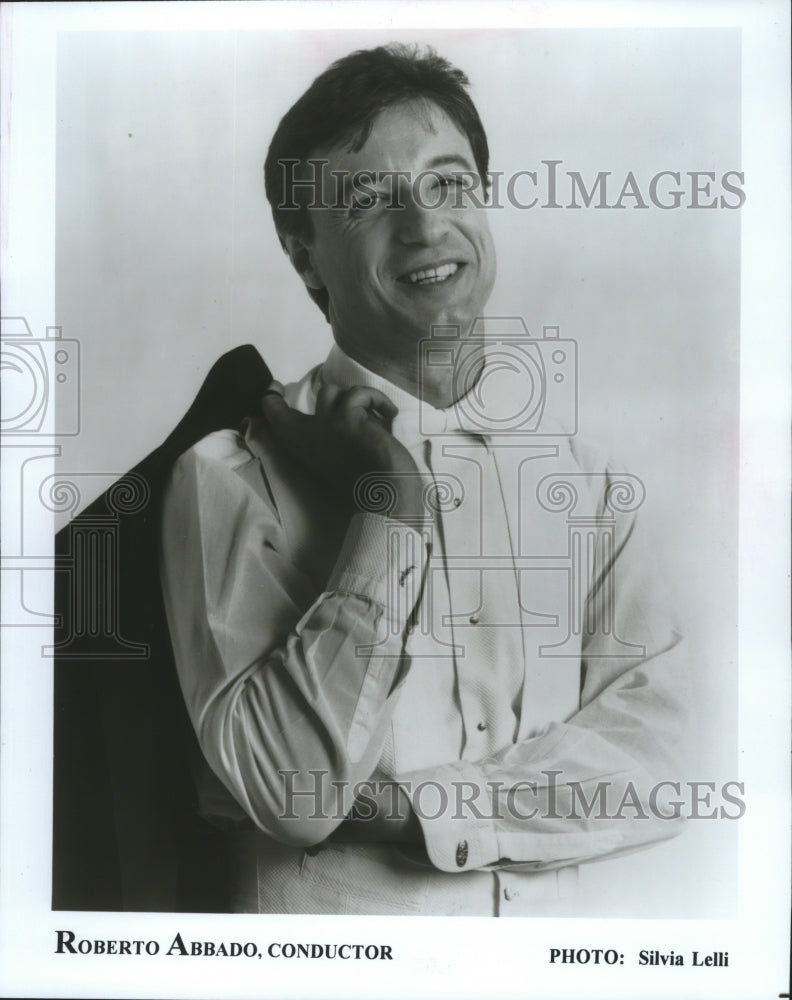  Press Photo Conductor Roberto Abbado- Historic Images