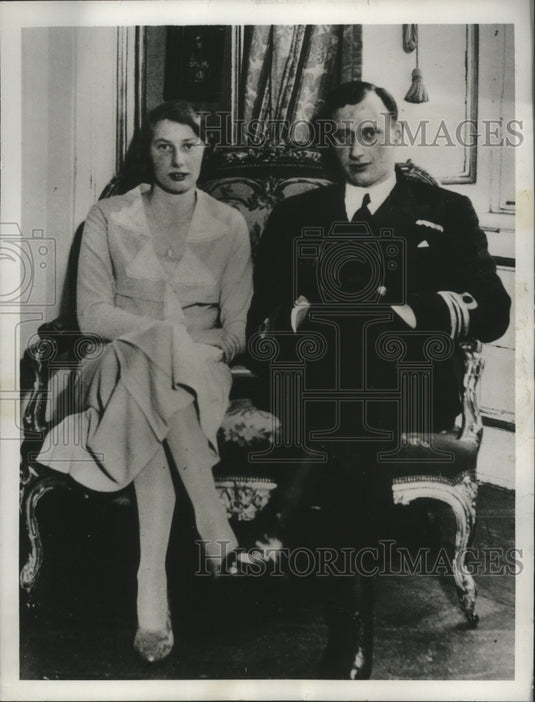 1940 Press Photo Princess Caroline Mathilde Gives Birth to Son w/ Prince Knud